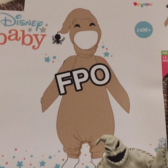 Disney Baby The Nightmare Before Christmas Oogie Boogie Costume Size 12-… - Picture 7 of 13